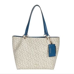Calvin Klein Monogram Tanya Signature Tote